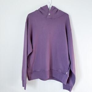 NEW AYR The BLT Hoodie Mens XL Waffle Lined Hood Prince Purple Athleisure Comfy